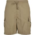Miniatyrbild 1 av 6: Korta Cargo - Urban Classics - Grön Kaki - 100% Polyester - Elastisk Midja - Cargo Fickor