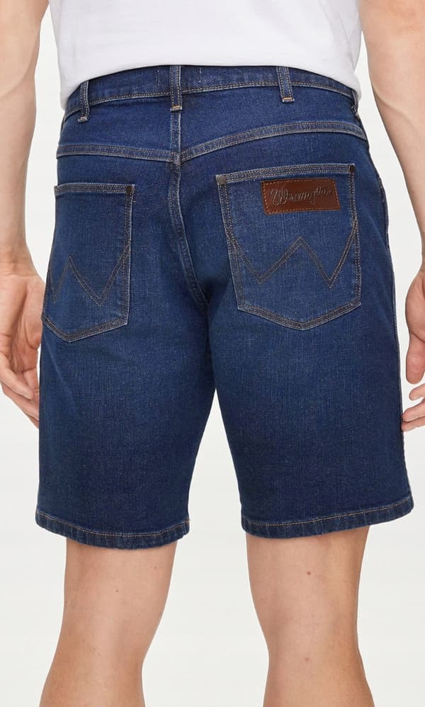 Wrangler Texas Shorts Storm Mörka Jeansshorts W36