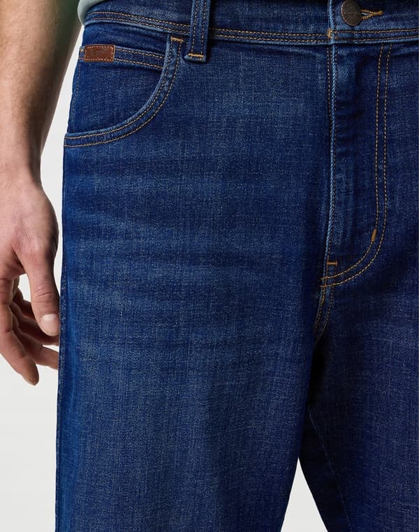 Wrangler Texas Shorts Storm Mörka Jeansshorts W36
