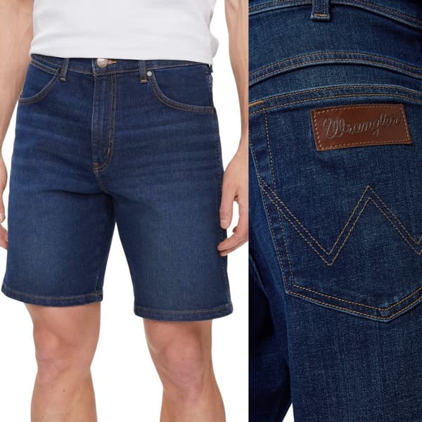 Wrangler Texas Shorts Storm Mörka Jeansshorts W36