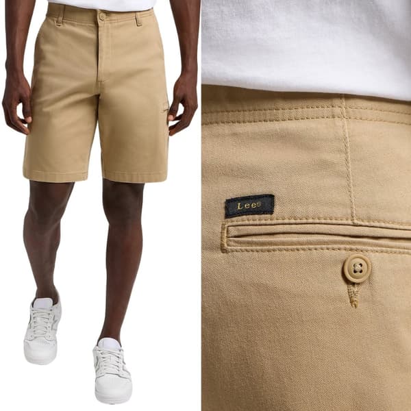 Lee XC WELTPOCKET SHORT BEIGE CARGO SHORTS COMBAT SHORTS W36
