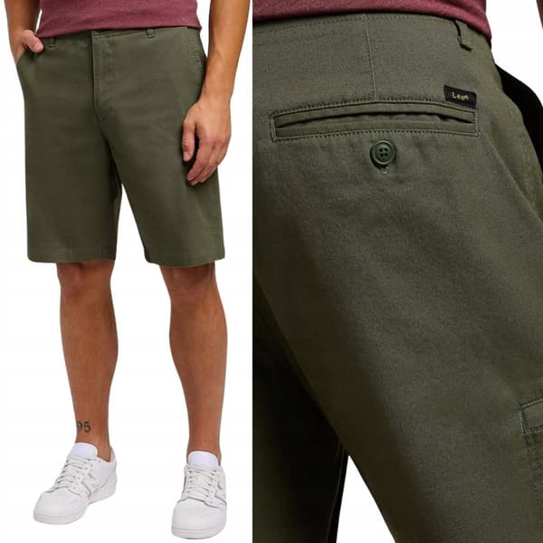 Lee XC WELTPOCKET SHORTS Olivengrønne Cargo SHORTS W31