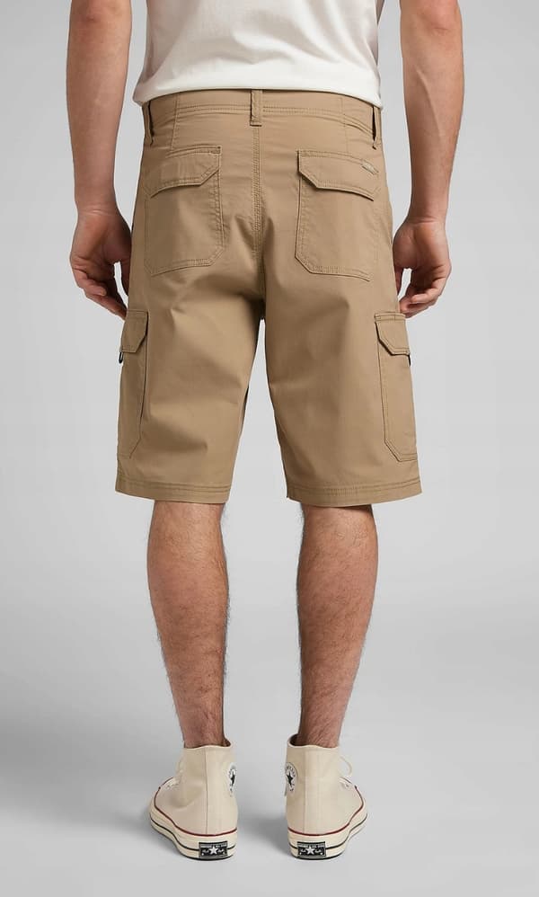 Lee XM CROSSROAD CARGO SHORT Nomad LØSE BEIGE SHORTS W33