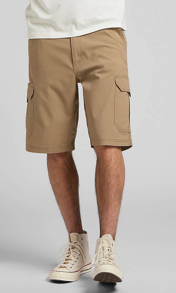 Lee XM CROSSROAD CARGO SHORT Nomad LOOSE BEIGE -SHORTSIT W32