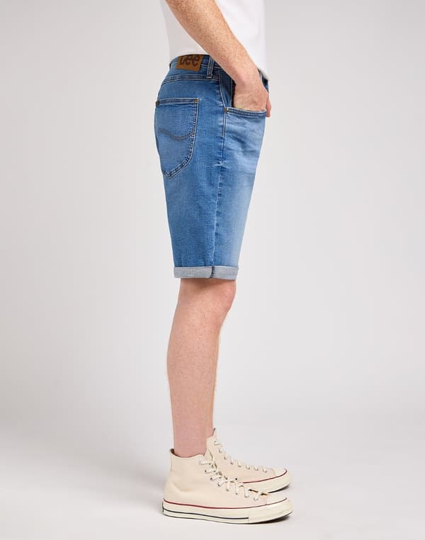 Lee 5 POCKET SHORT Carrier Blå JEANSSHORTS W38