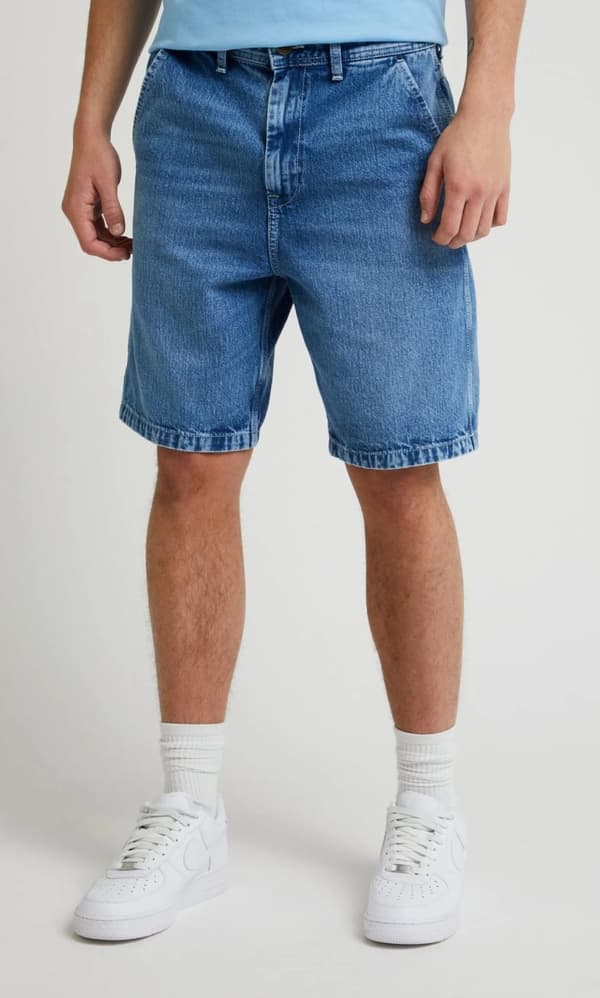 Lee 90'ER SHORT Relax Worn LØSE JELT W33