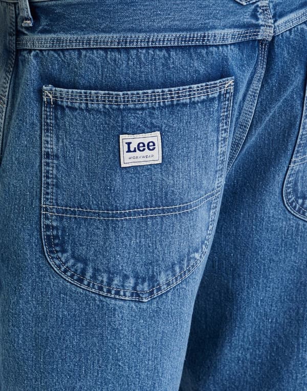 Lee 90'ER SHORT Relax Worn LØSE JELT W33