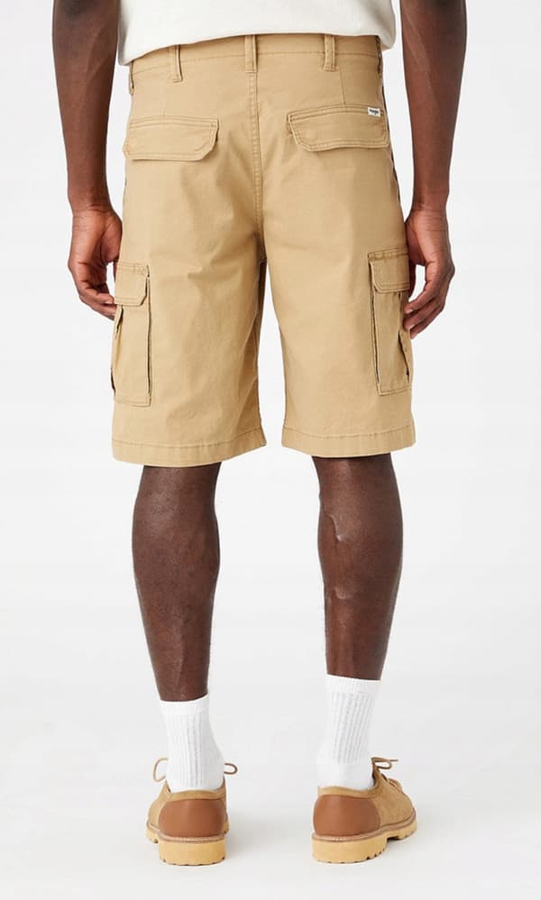 Wrangler CASEY JONES CARGO SHORTS Kelp BEIGE SHORTS W31