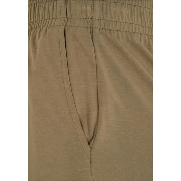 Kort Dam - Urban Classics - Kaki - Mjuk Modalväv - Elastisk Midja - Loose Fit