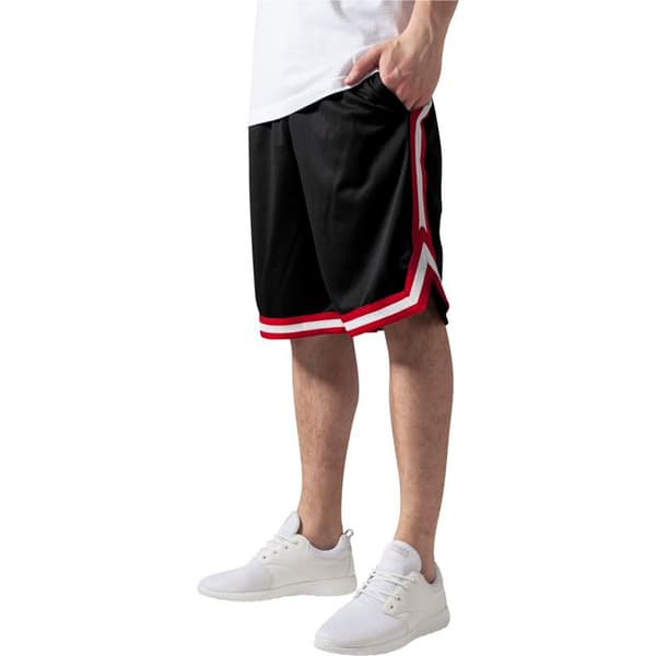 T-shirt - Urban Classic - Rand - Svart/Röd/Vit - 100% Polyester - Bred passform