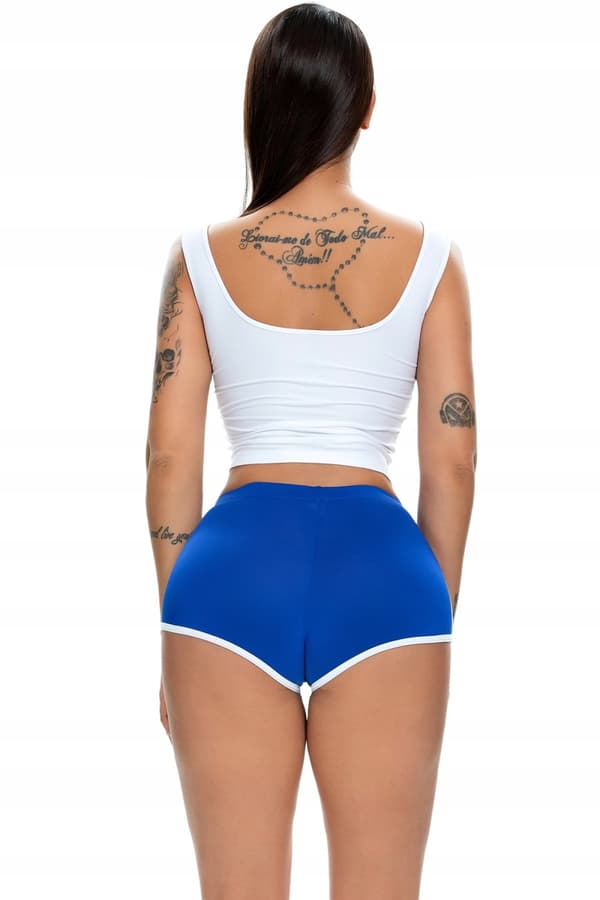 Dameshorts Sportshorts Komfortable shorts Marineblå XL