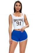 Miniatyrbild 3 av 9: Damshorts Sport Bekväma shorts Marinblå S