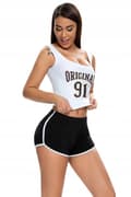 Miniatyrbild 5 av 10: Damsportshorts Bekväma shorts Svart S