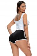 Miniatyrbild 9 av 10: Damsportshorts Bekväma shorts Svart S
