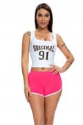 Miniatyrbild 3 av 10: Damshorts Sport Bekväma shorts Rosa S