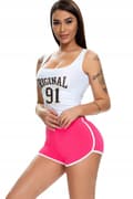 Miniatyrbild 5 av 10: Damshorts Sport Bekväma shorts Rosa S