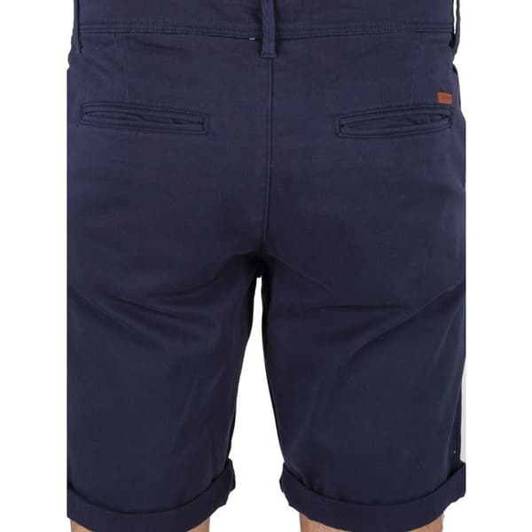 JACK & JONES bermudashorts i rakt snitt för män - Marinblå - 98 % bomull, 2 % elastan