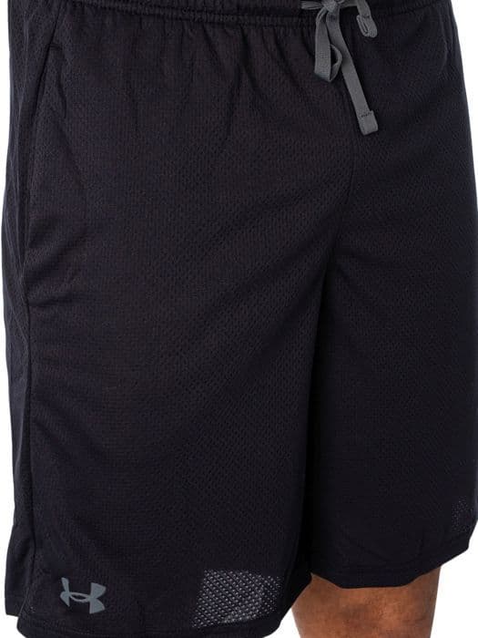 Kort för män - Under Armour - Tech Mesh 1328705-001 - Svart - Lätt passform - 100% Polyester