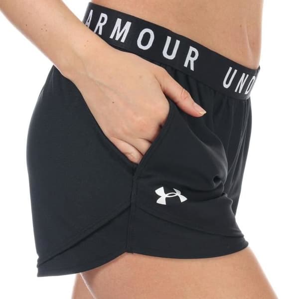 Träningsshorts - Under Armour - Play Up 3.0 - Svart - Lätt material - Snedställda framfickor