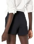 Miniatyrbild 3 av 4: Essentials-shorts - AEW30022SU21-Black-14 - Amazon-shorts i halvhög kaki för kvinnor, slim fit, 3,5 tums innersömmar