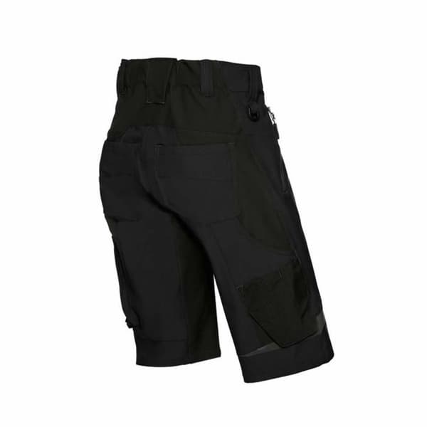 Bp - 1863-620-0032-33n - Melange shorts med hög midja stretch - i ryggen N