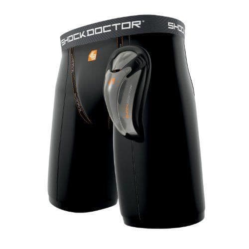 Kompresionsshorts - Shock Doctor - Bioflex - Svart - Unisex - Multisport