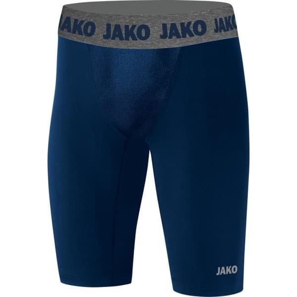 Korta kompressionsbyxor - Jako - Marinblå - Andningsbar - För män - Fitness/Fotboll