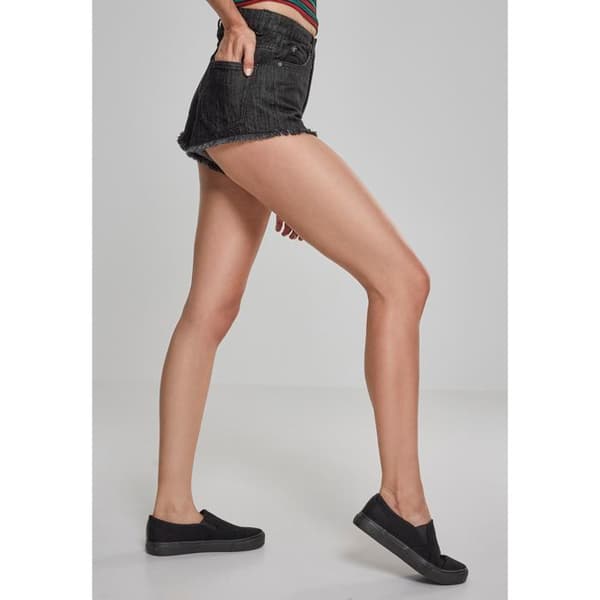 Kort Femme - Urban Classics - Denim Hot - Åtsittande - Blå - Praktiska fickor