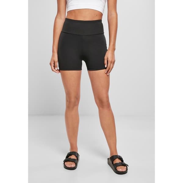 Hög midja tights - Urban Classics - Stora storlekar - Svart - Dam - Multisport
