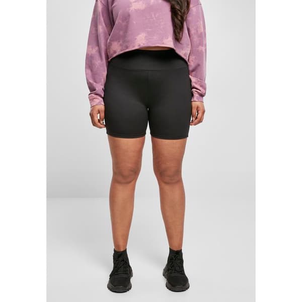 Hög midja tights - Urban Classics - Stora storlekar - Svart - Dam - Multisport