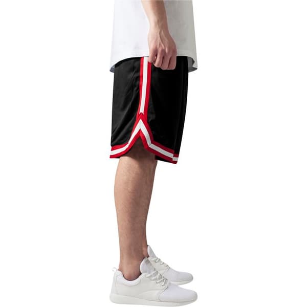 T-shirt - Urban Classic - Kort Urban Classic Rand - Svart/Röd/Vit - Large - 100% Polyester