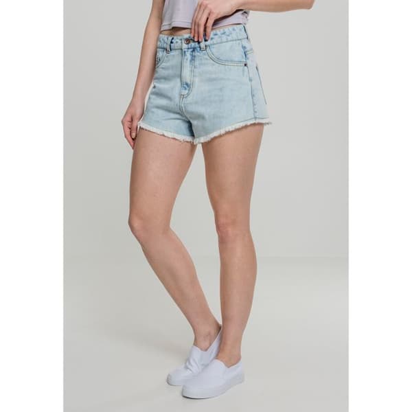 Kort Femme - Urban Classics - Denim Hot - Åtsittande - Blå - Bekväm
