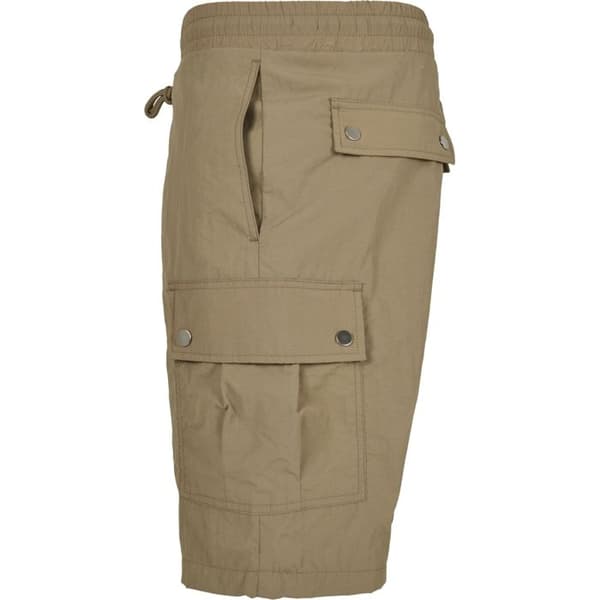 Kort cargo - Urban Classics - Grön vert - 100% Polyester - Elastisk midja - Cargo fickor