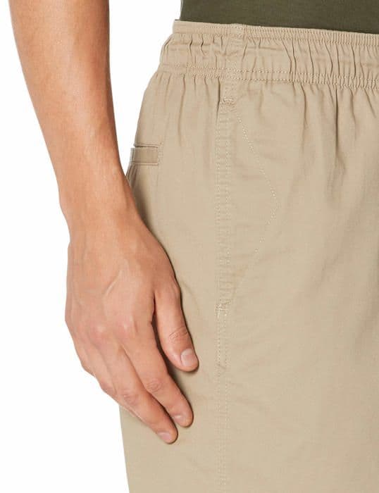 Kort Essentials - AE19017466-KhakB-34 - Amazon Kort med Snörning Grenlängd 15 cm Herr