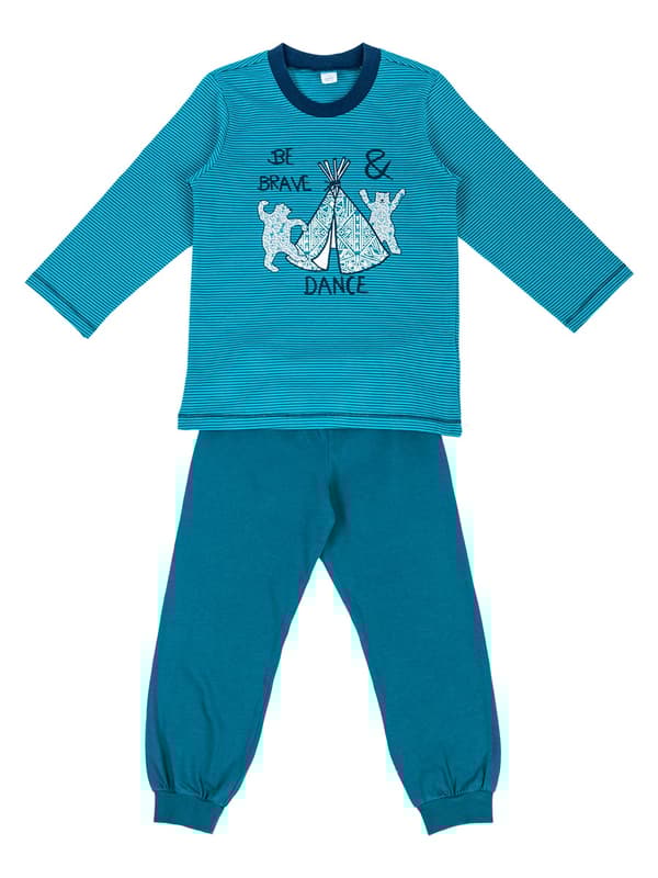 Poikien tanssiva nallepyjama, sininen, Kanz