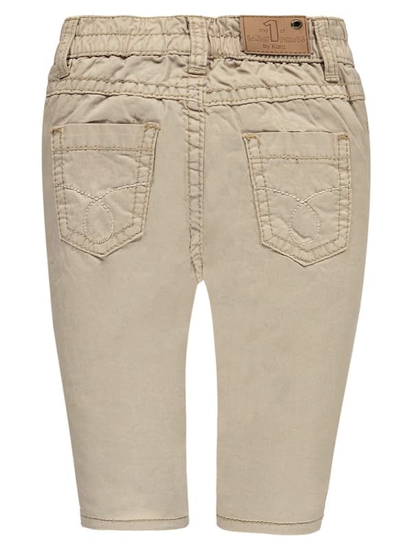 Drengebukser i stof, beige, Kanz