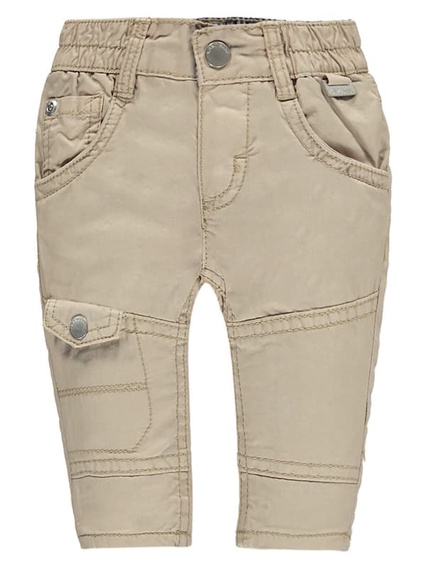 Drengebukser i stof, beige, Kanz