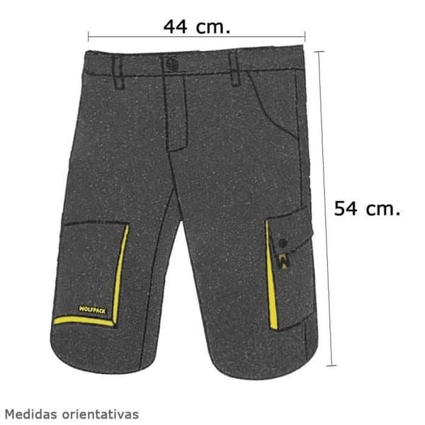 Shorts - Wolfpack - Trend - Storlek 46/48 - Flera fickor - Hög motståndskraft