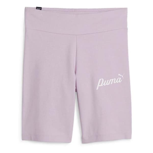 Kort Barn - PUMA - Lila - 95% Bomull - Elastisk Midja - Längd över knäna