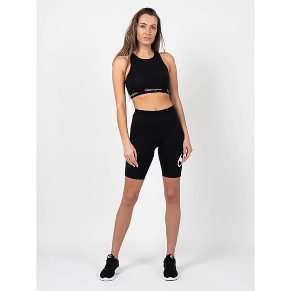 Spodenki Champion 112632 Woman Slim Fit - Svart - 90 % bomull, 10 % elastan