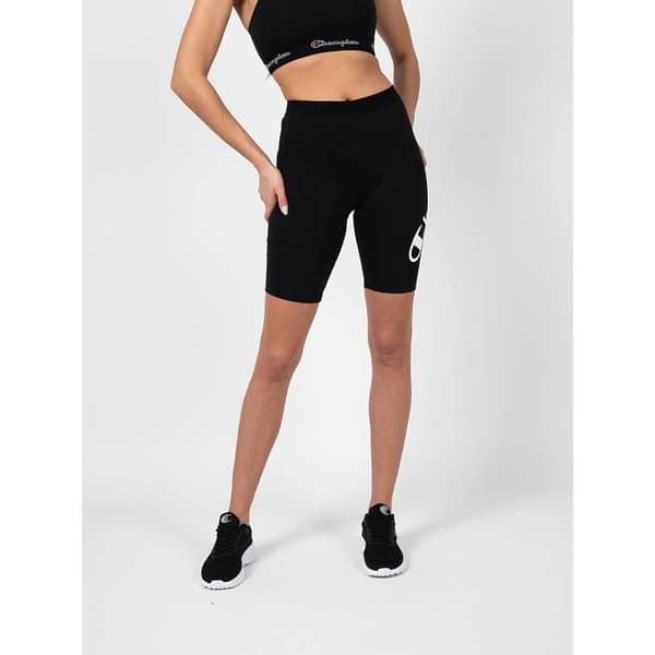 Spodenki Champion 112632 Woman Slim Fit - Svart - 90 % bomull, 10 % elastan