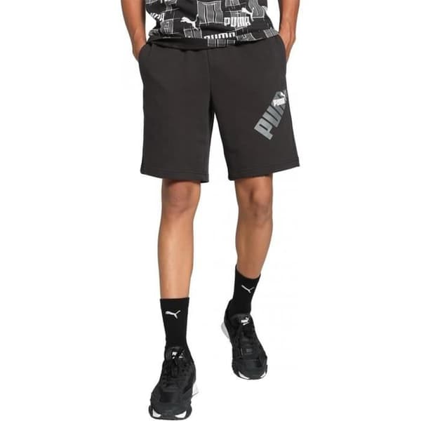 Kort för män - Puma - Power Graphic 678965-01 - Svart - Polyester - Regular passform