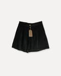 Miniatyrbillede 1 af 2: City Attitude Linen Shorts, Dark Grey - Reunion Home