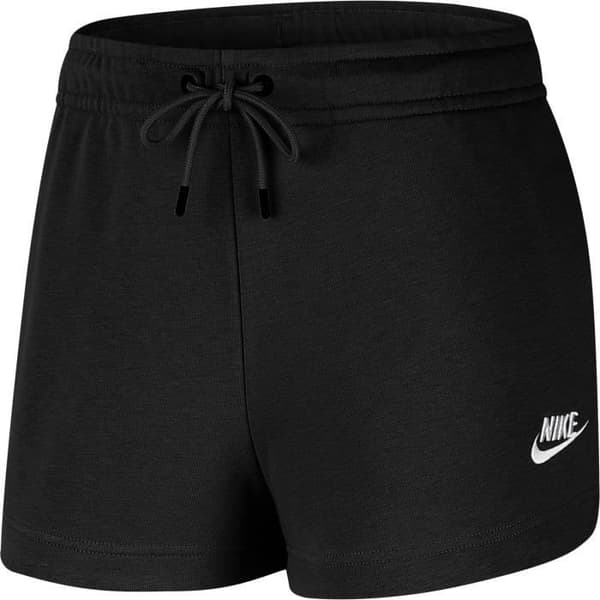 Kort - Nike - Sportswear Essential - Svart - Dam - Bomull och polyester