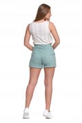 Miniatyrbild 5 av 11: Damshorts Shorts med skärp Bomull Bekväma med fickor MORAJ S