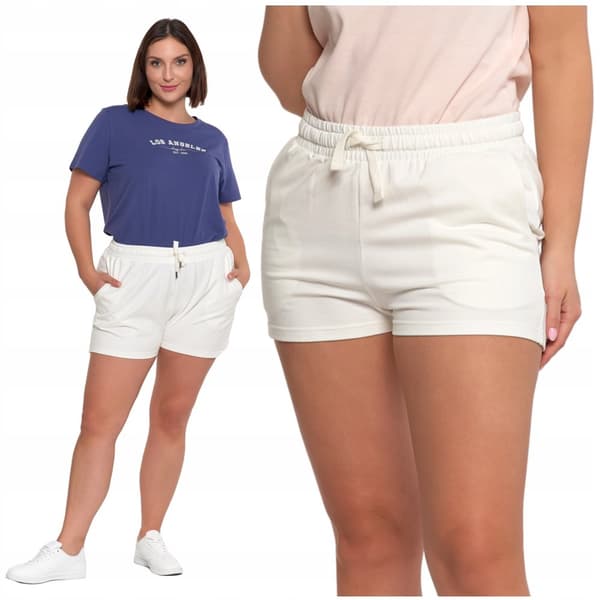 Damträningsshorts Shorts med knytband i midjan Släta MORAJ 2XL