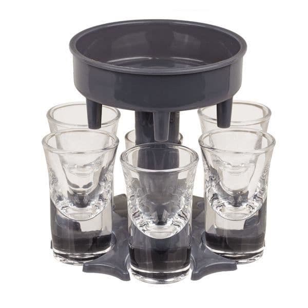 Dryckesautomat med 6 snapsglas cocktaildispenser