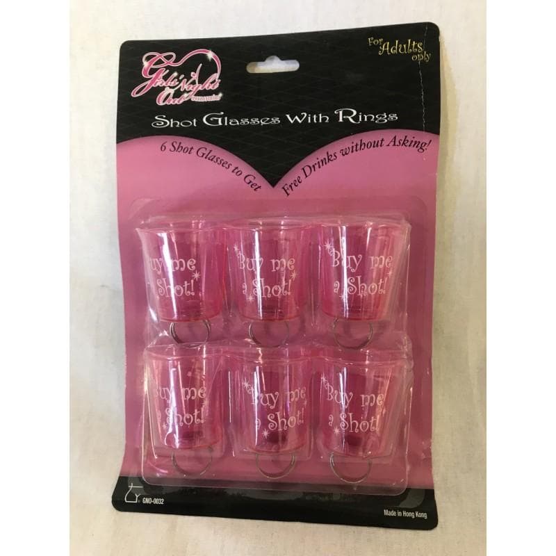 Ring med shotglas ( 6 Pack )