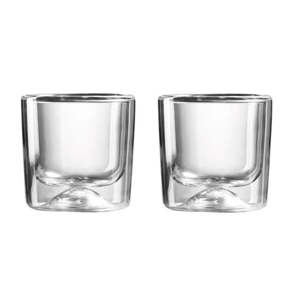 Guzzini - Set med 2 dubbelväggiga termoglas