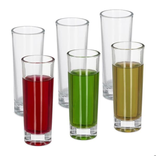 Shotglas - 10039778-0 - Transparent - Set om 6 - Glas - Diskmaskinssäker